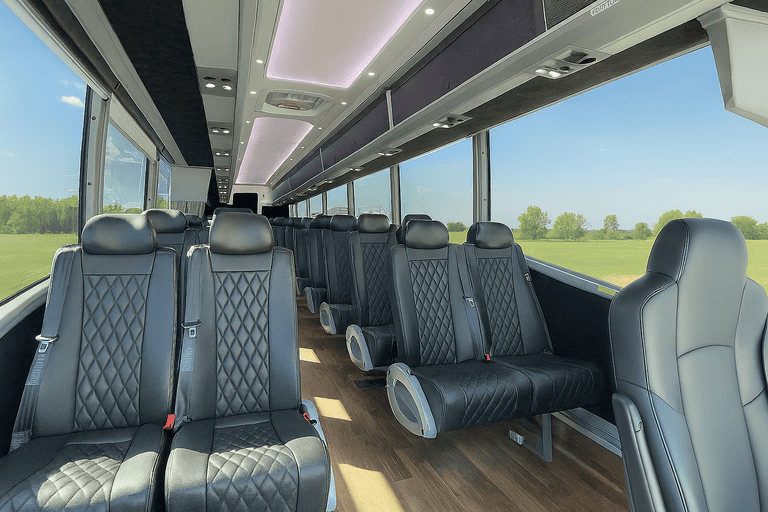coach bus in Plainfield