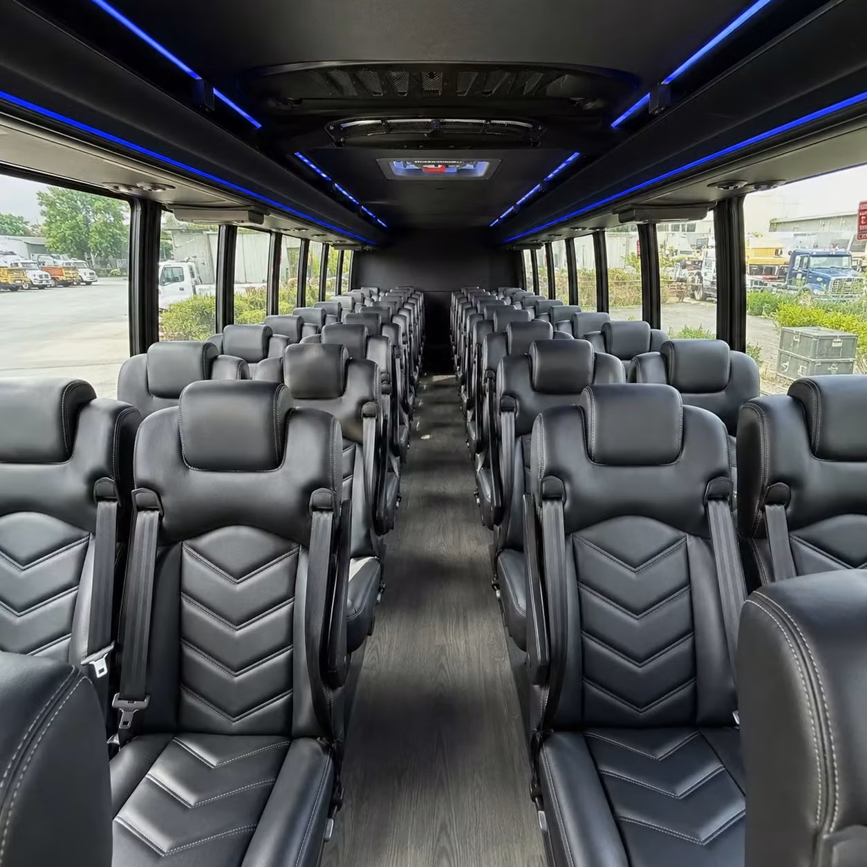 30 passenger minibus inside