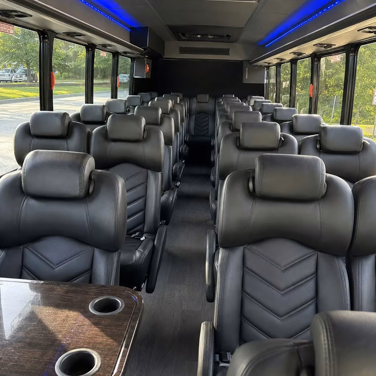 30 passenger minibus interior