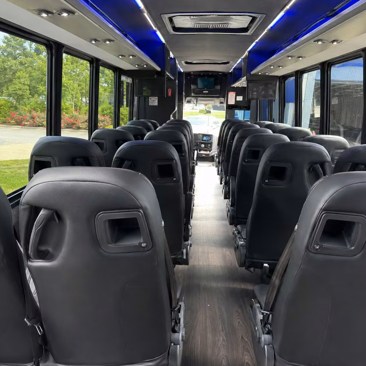 35 passenger minibus inside