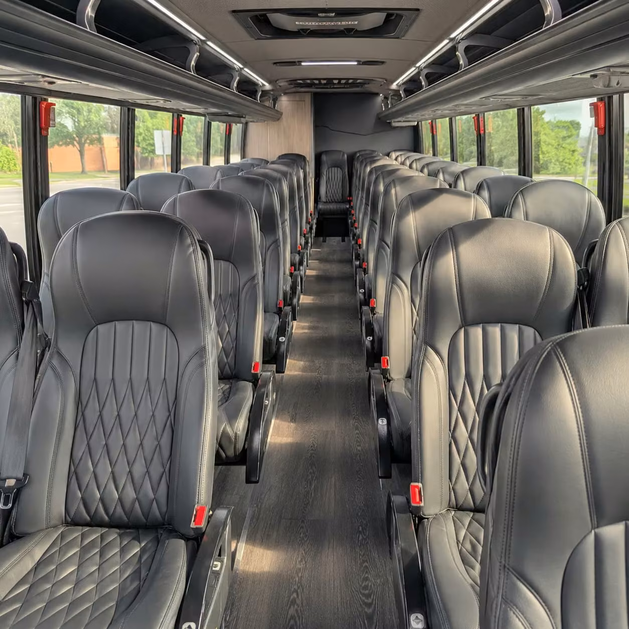 35 passenger minibus interior