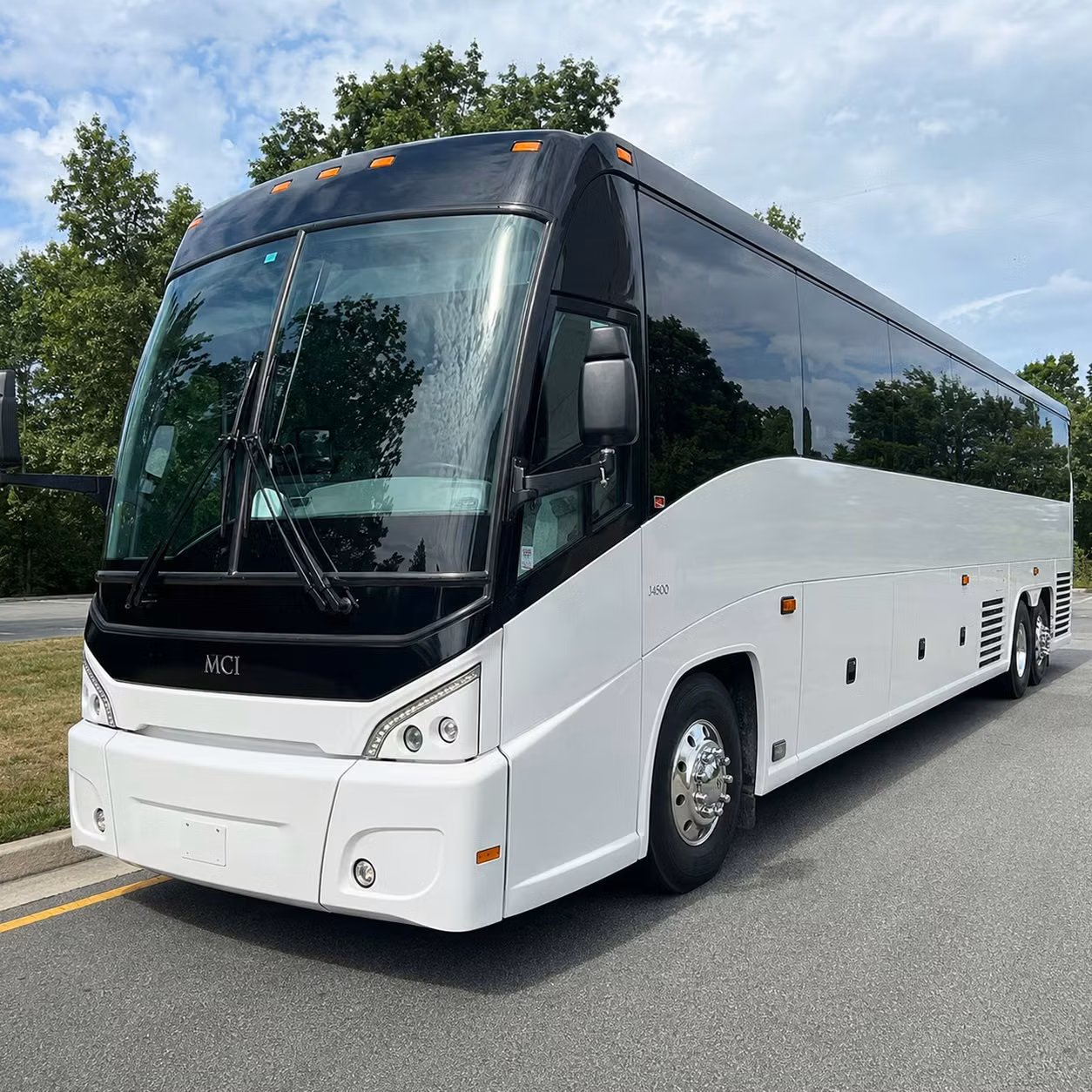 56 passenger charter bus