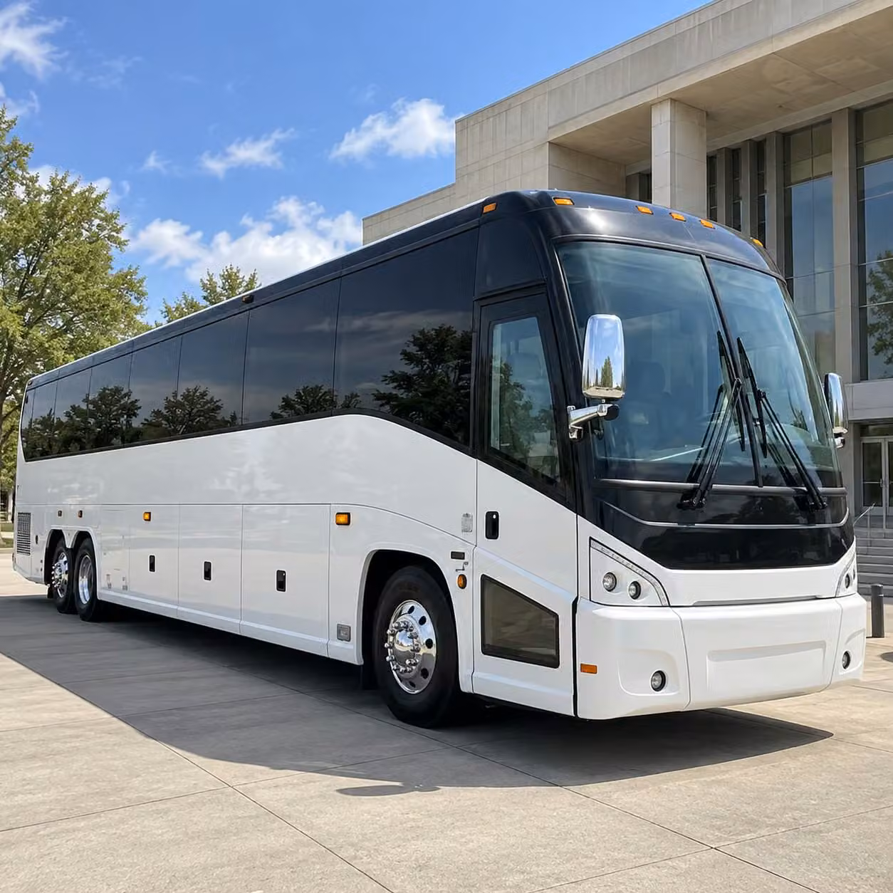 charter buses for large plainfield prom groups and school organized transportation