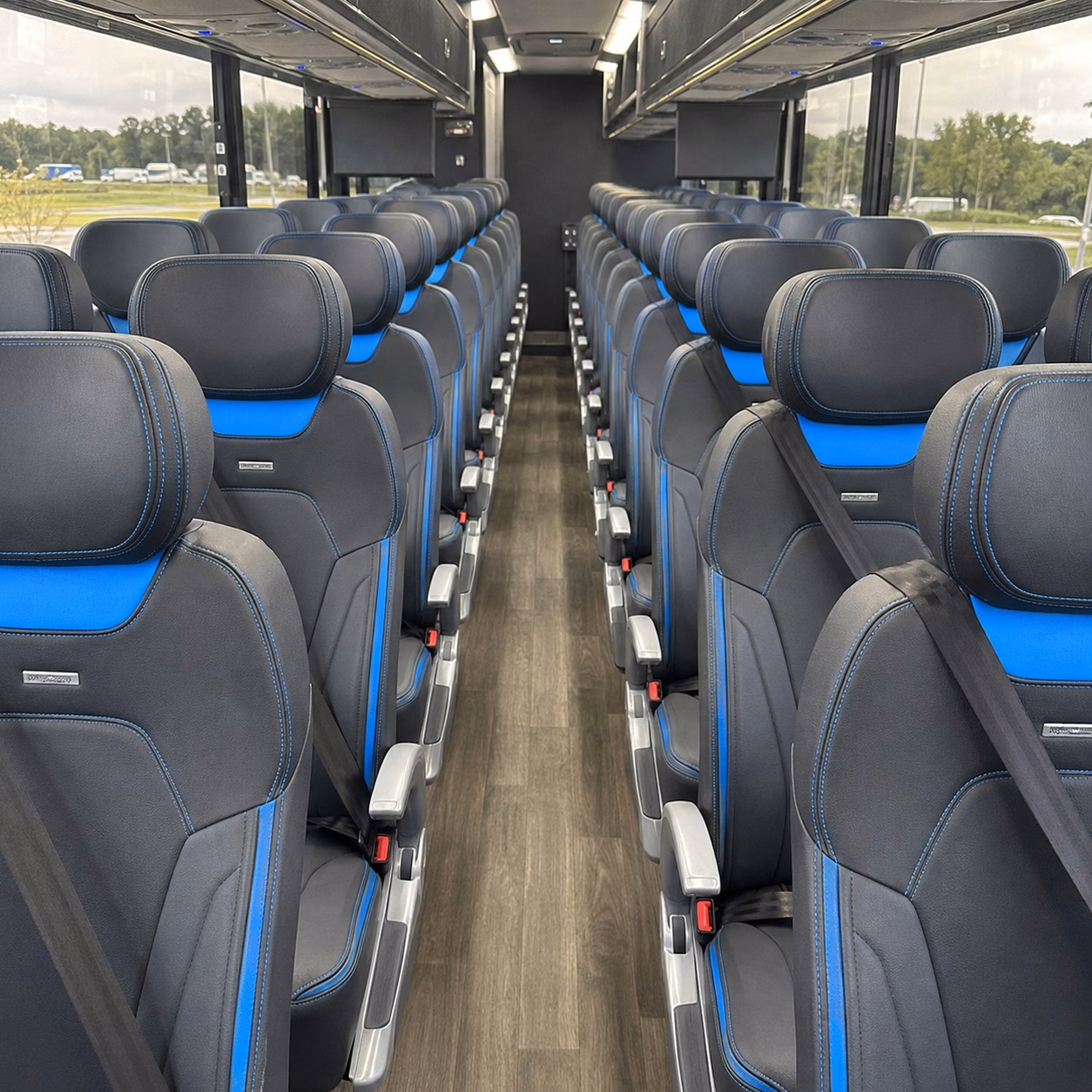 plainfield 56 passenger charter bus rental