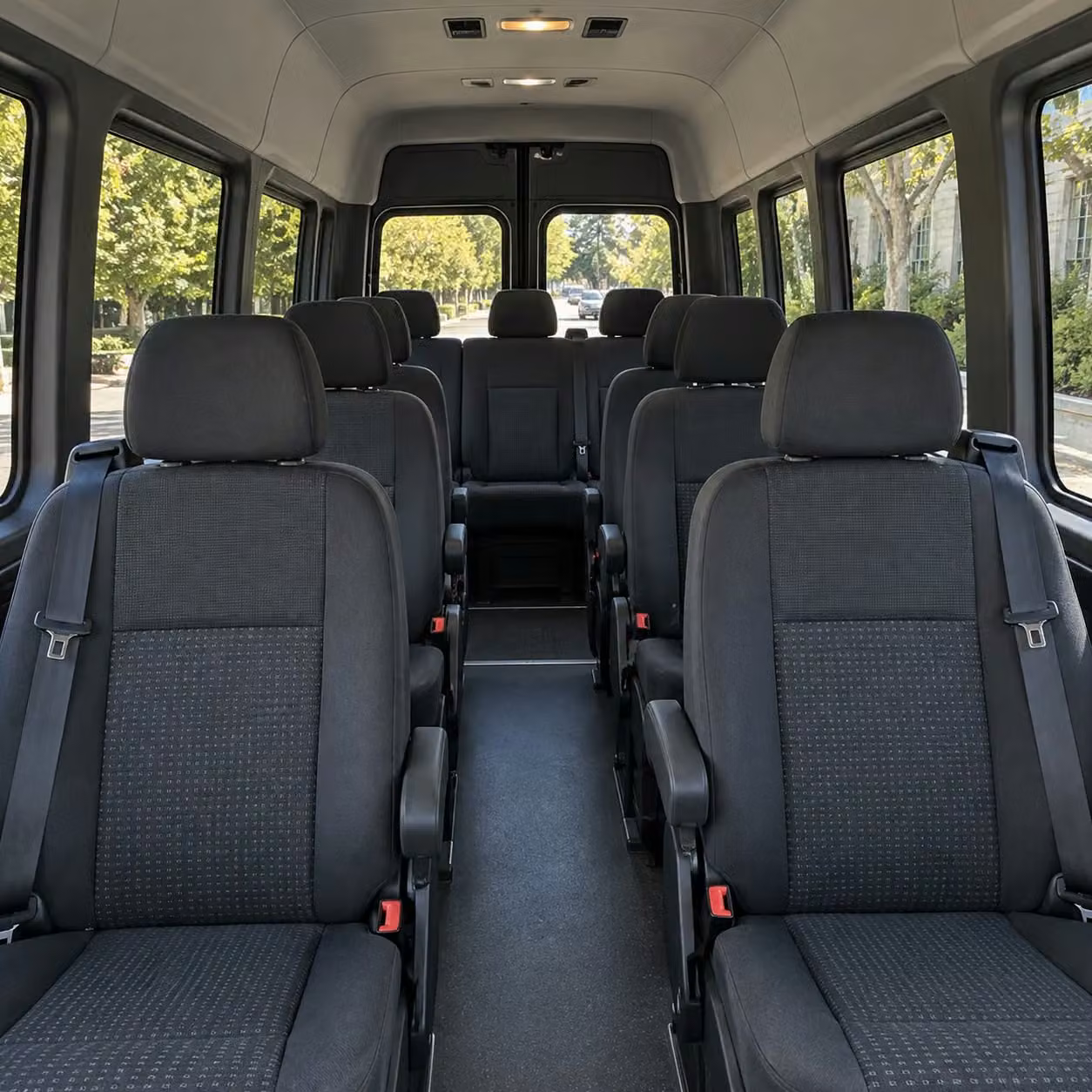 sprinter van with driver interior