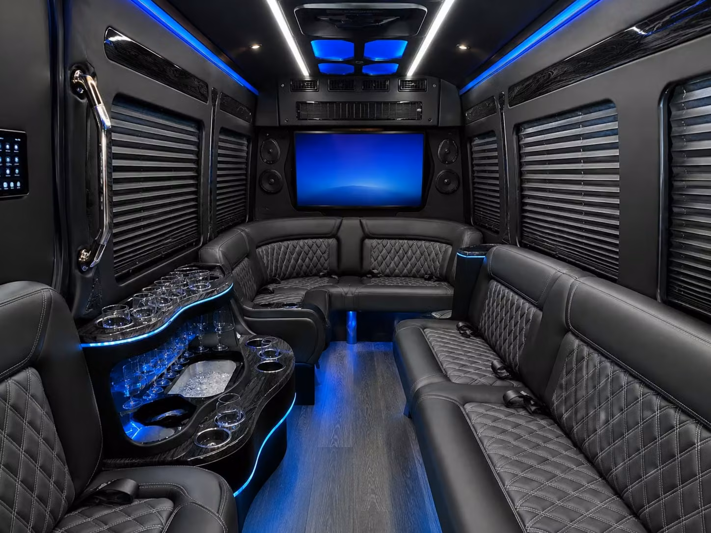 sprinter vans and limo buses for plainfield prom every group size covered